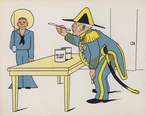 Merveilleuse Angleterre : Le Seigneur de la mer goûtant la confiture pour la flotte